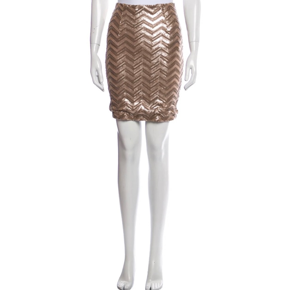 Misha sequin skirt like new size S